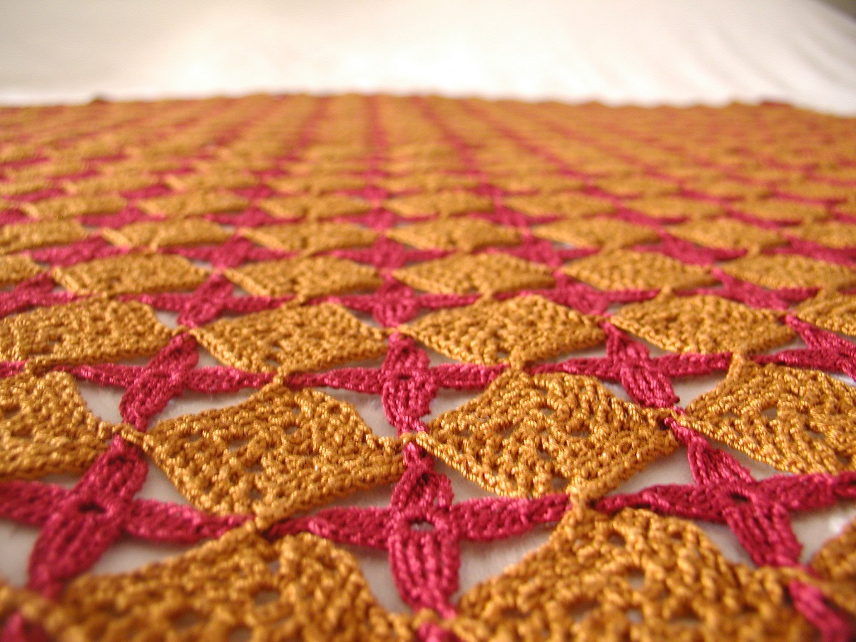 Medieval Crochet Lace Tablecloth - Copritavola in pizzo crochet "Medievale"