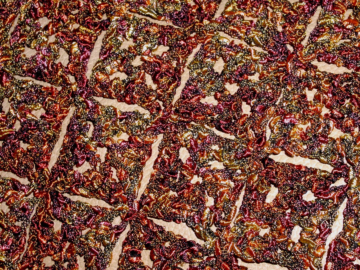 Oh, Gold! Crochet Lace Afghan in ancient hues - Coperta arredo color oro antico "Oh, Gold!"