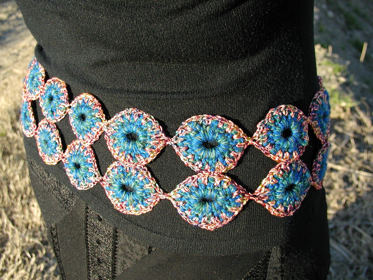 Tea in the Desert Sash Belt with Murano Glass Beads – Cintura a fascia con perle in vetro di Murano “Tè nel Deserto”