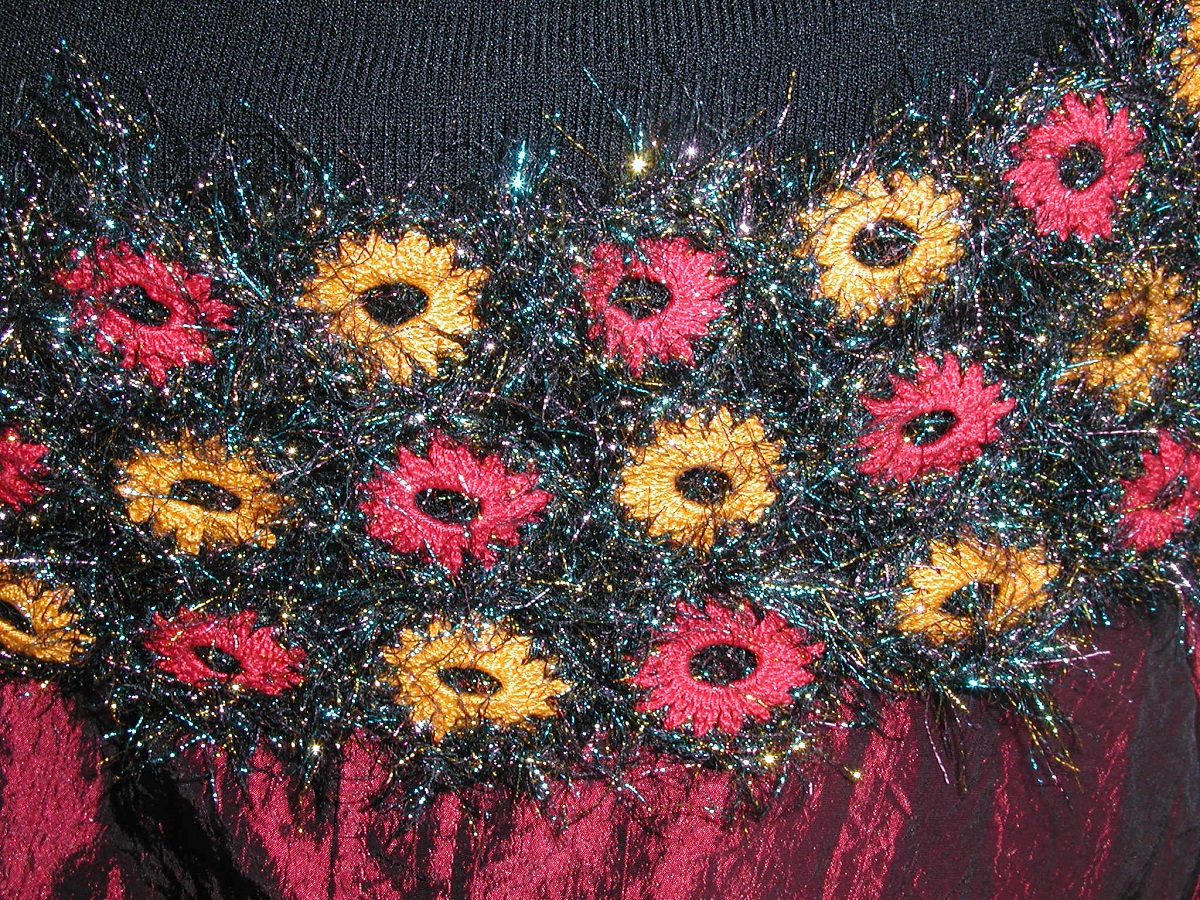 Discotheque Sparkling Sash Belt with Murano Glass Beads - Cintura a fascia scintillante con perle in vetro di Murano "Discothèque"