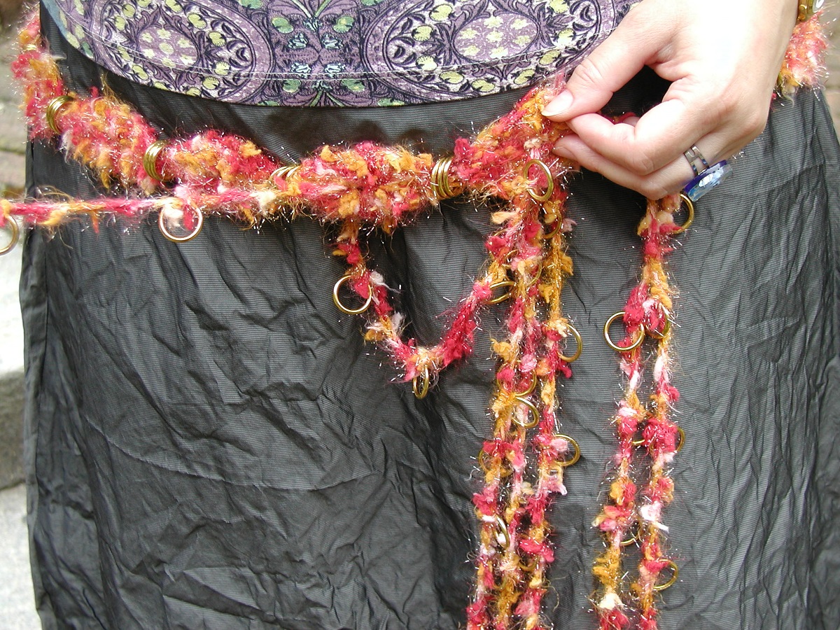 MusicAlitAnimando Sash Belt and Necklace - Cintura collana "MusicAlitAnimAndo"