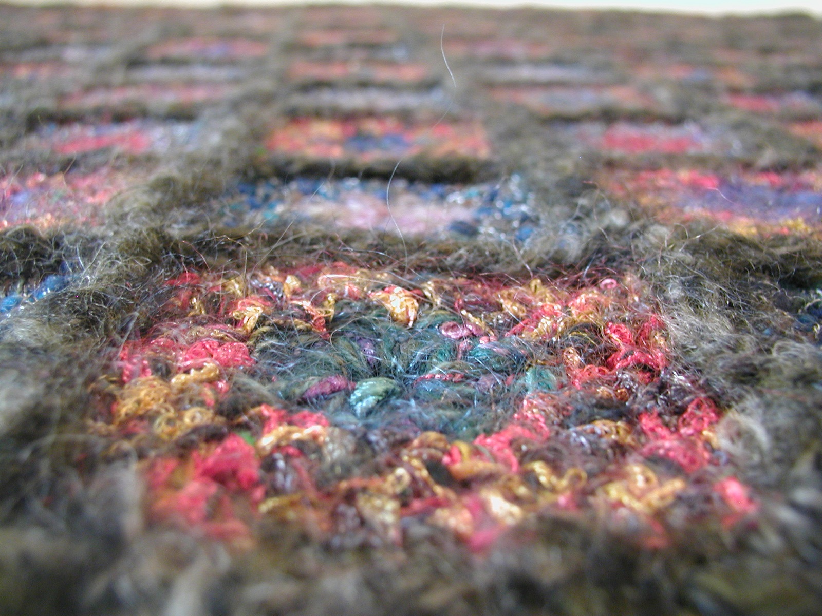 WarmDream Multicolor Afghan - CaldoSogno coperta arredo multicolor