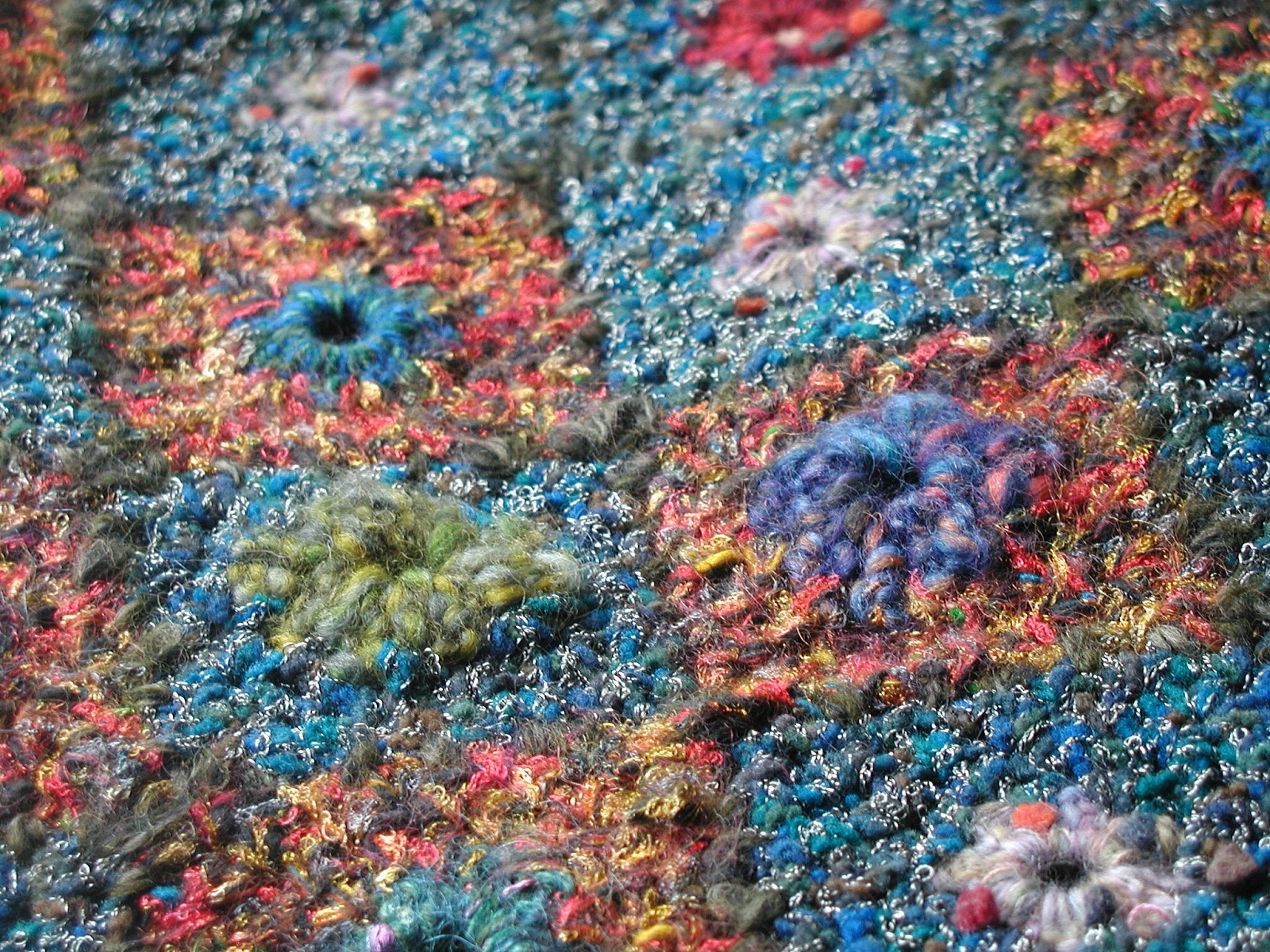 WarmDream Multicolor Afghan - CaldoSogno coperta arredo multicolor