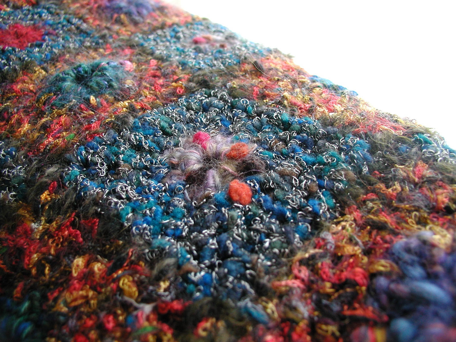 WarmDream Multicolor Afghan - CaldoSogno coperta arredo multicolor