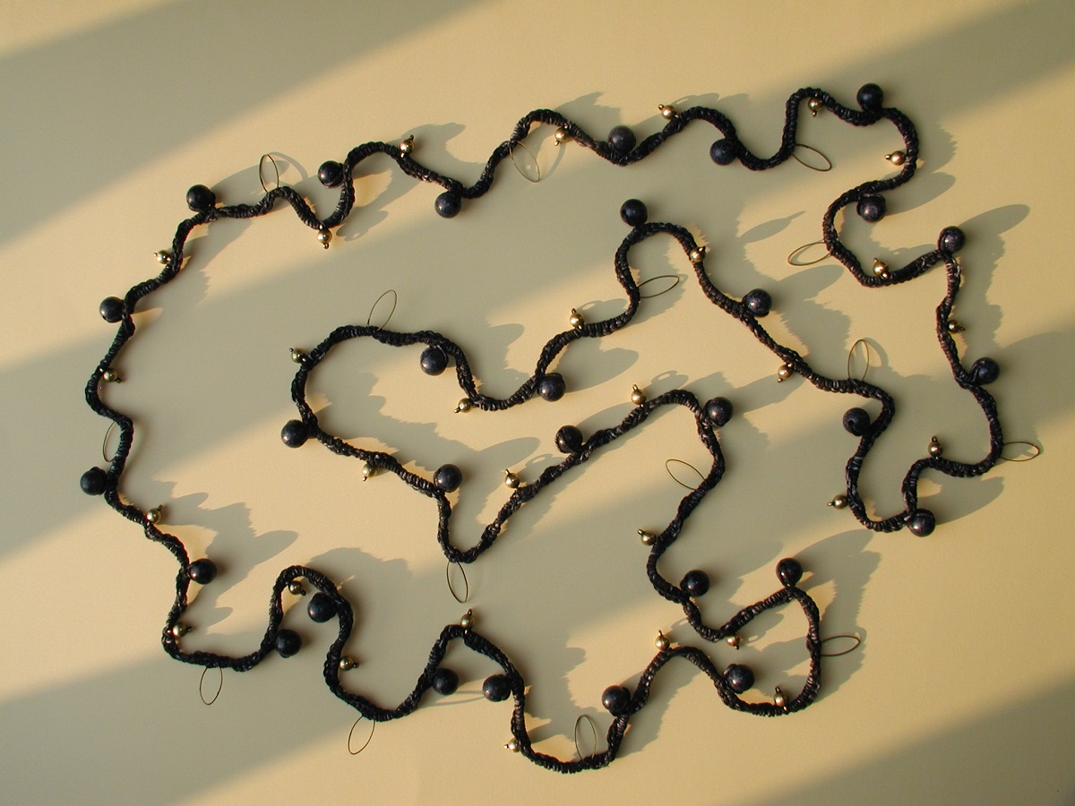 Gothic Fancy Necklace in black - Collana fantasia in nero "Gotica"