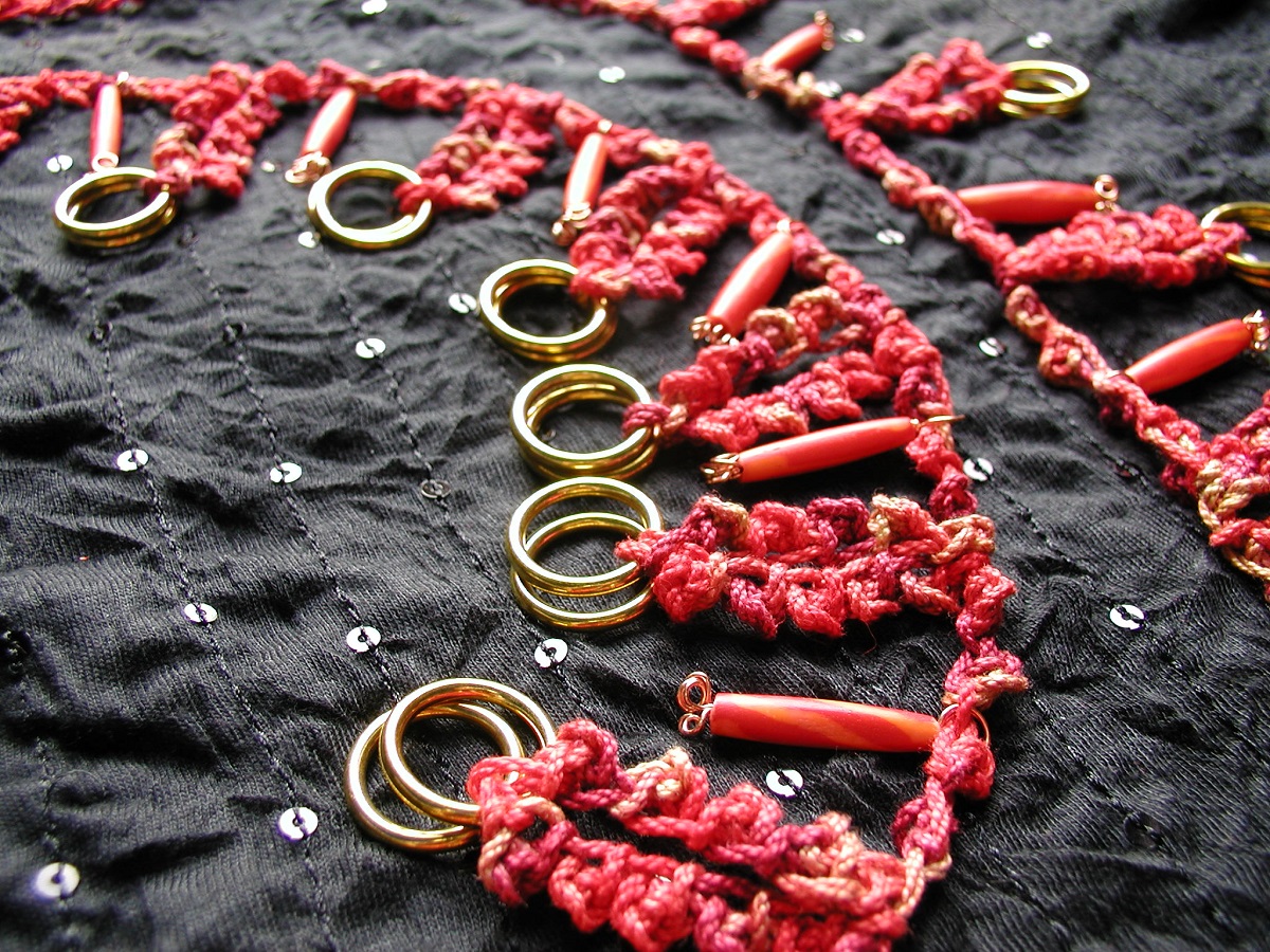 Red Hot Chili Whimsical Necklace - Collana fantasia "Red Hot Chili"