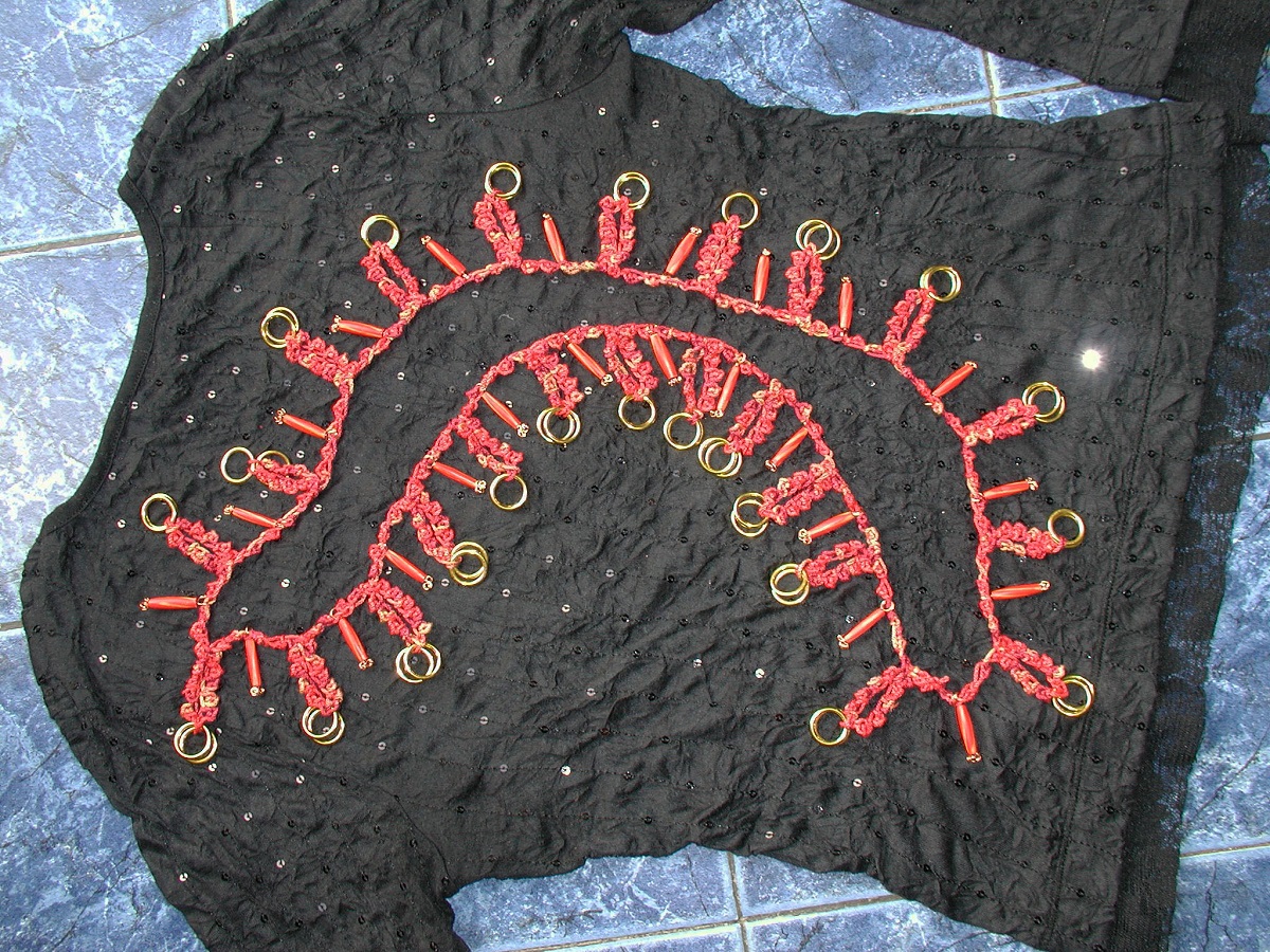 Red Hot Chili Whimsical Necklace - Collana fantasia "Red Hot Chili"