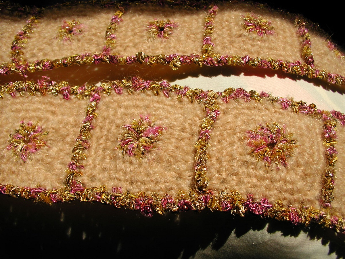 PinkSquared Tie Scarf - Sciarpa cravatta "Cornici Rosa"