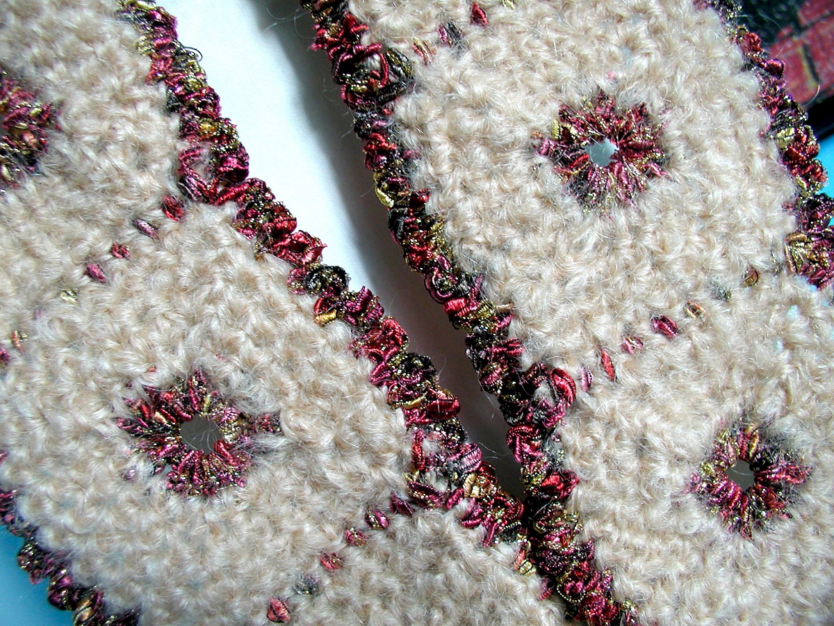 RedSquared Tie Scarf - Sciarpa cravatta "Cornici Rosse"