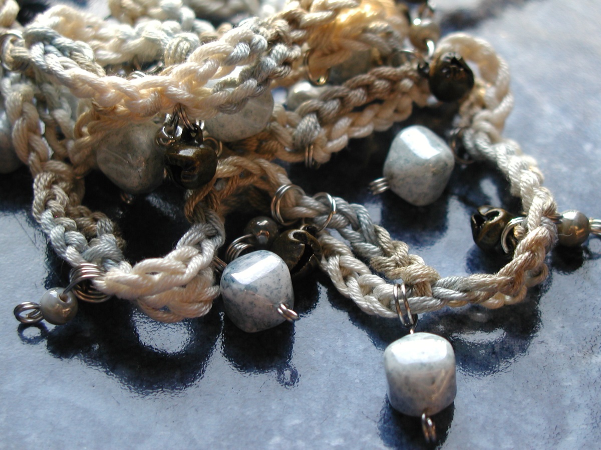 On the Seaside, in Winter Fancy Necklace - Collana fantasia “Sulla Spiaggia, in Inverno”