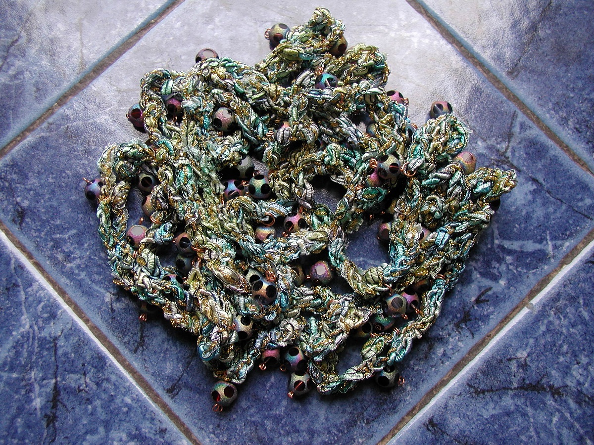 Rhapsody in Green Fancy Necklace - Collana fantasia “Rapsodia in Verde”