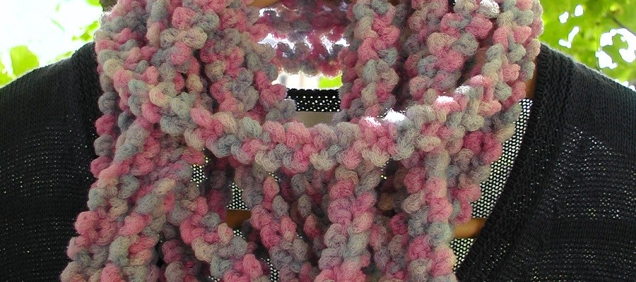 PinkSeaweed Infinity Scarf - Sciarpa infinity “RosAlga”