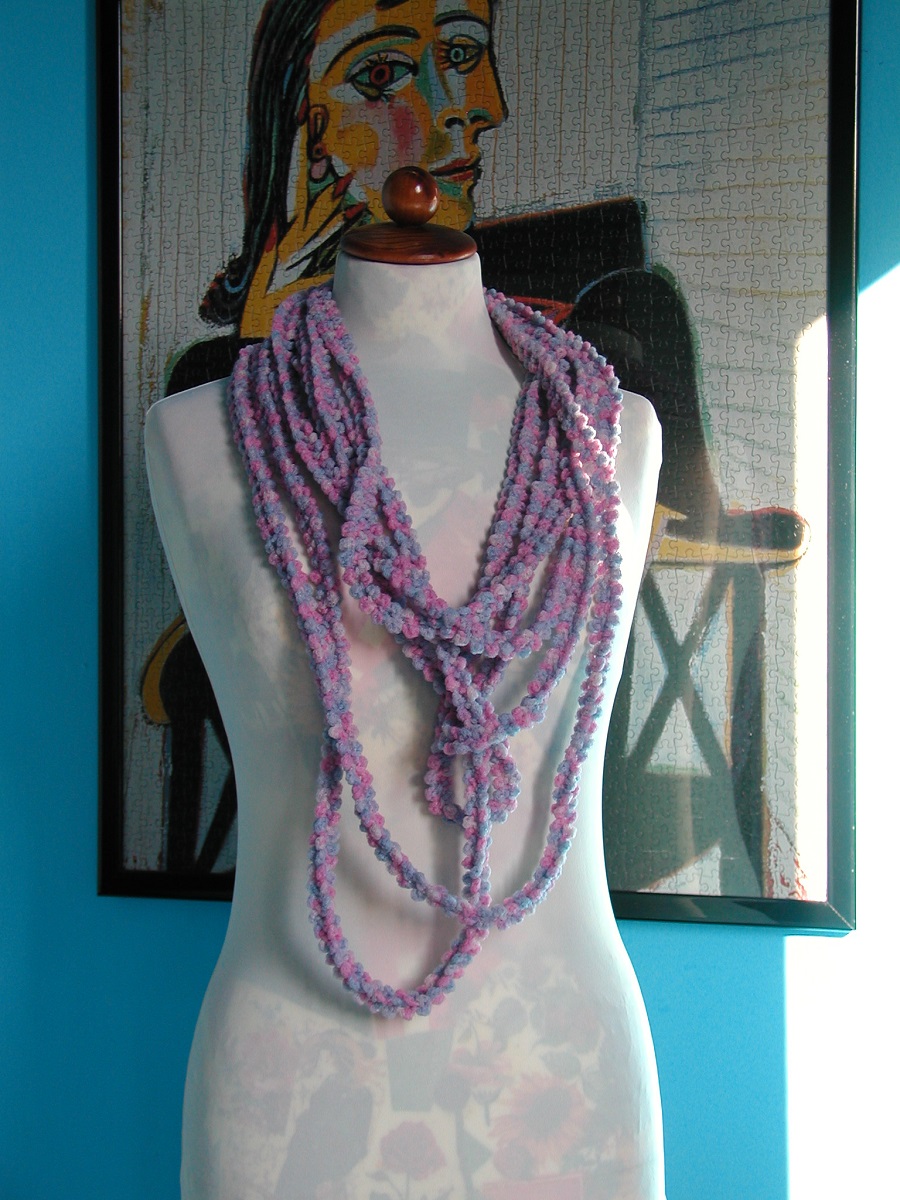PinkSeaweed Infinity Scarf - Sciarpa infinity “RosAlga”