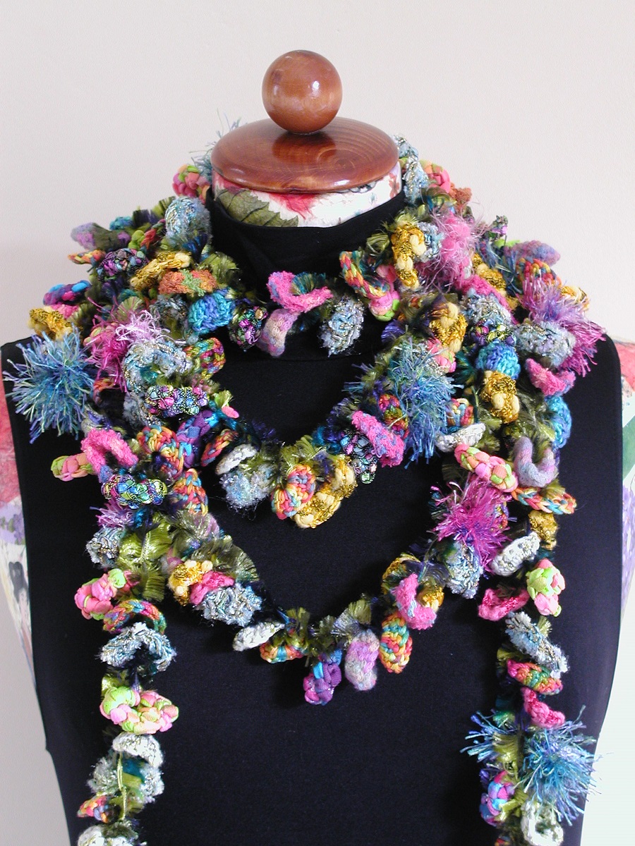 Manuela Multicolor Lariat Scarf - Sciarpa collana multicolor “Manuela”