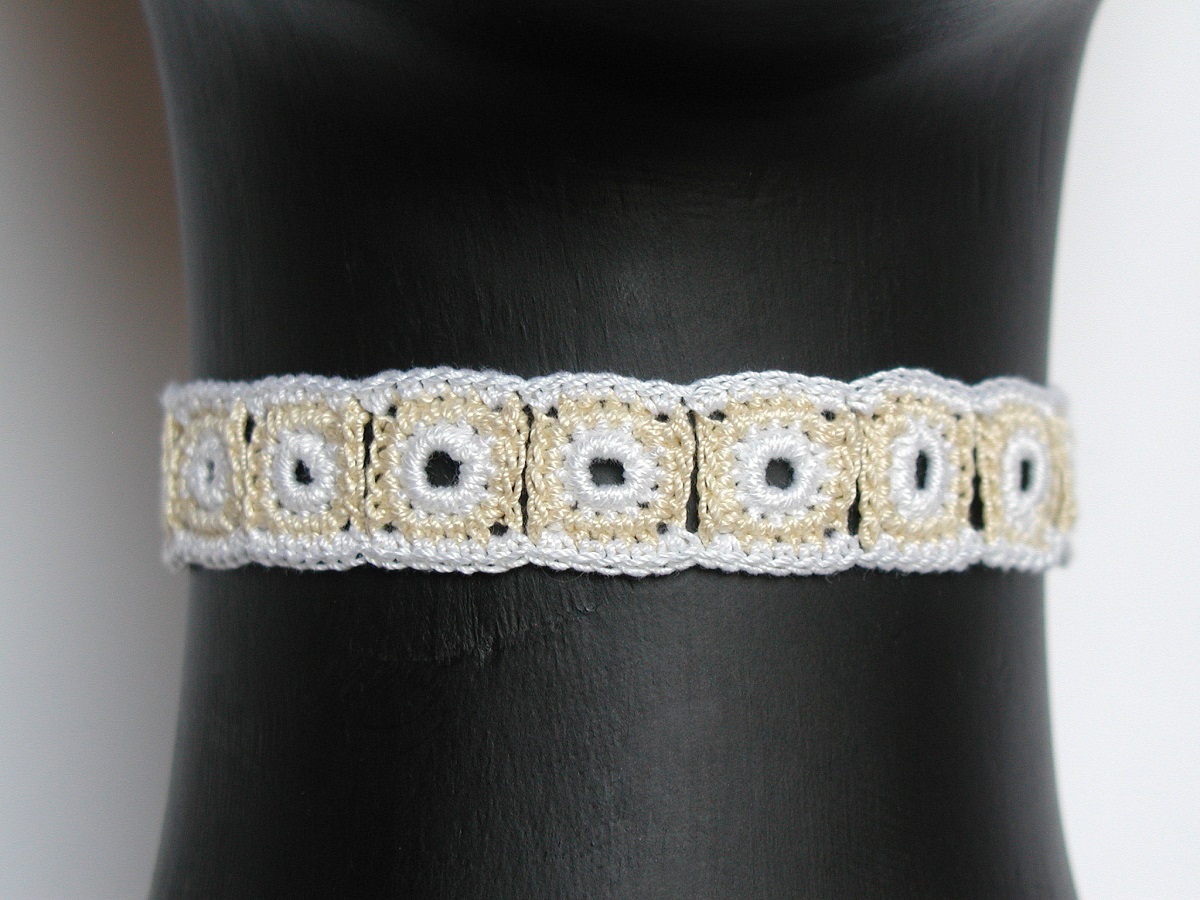 Giorgia New Romantic Fiber Choker - Collana choker New Romantic “Giorgia”