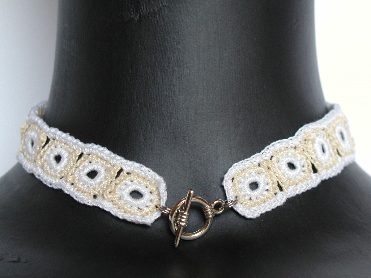 Giorgia New Romantic Fiber Choker - Collana choker New Romantic “Giorgia”