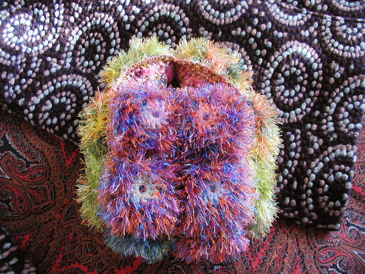 Brigitte Faux-Fur Mini Bag - Mini borsa faux-fur “Brigitte”