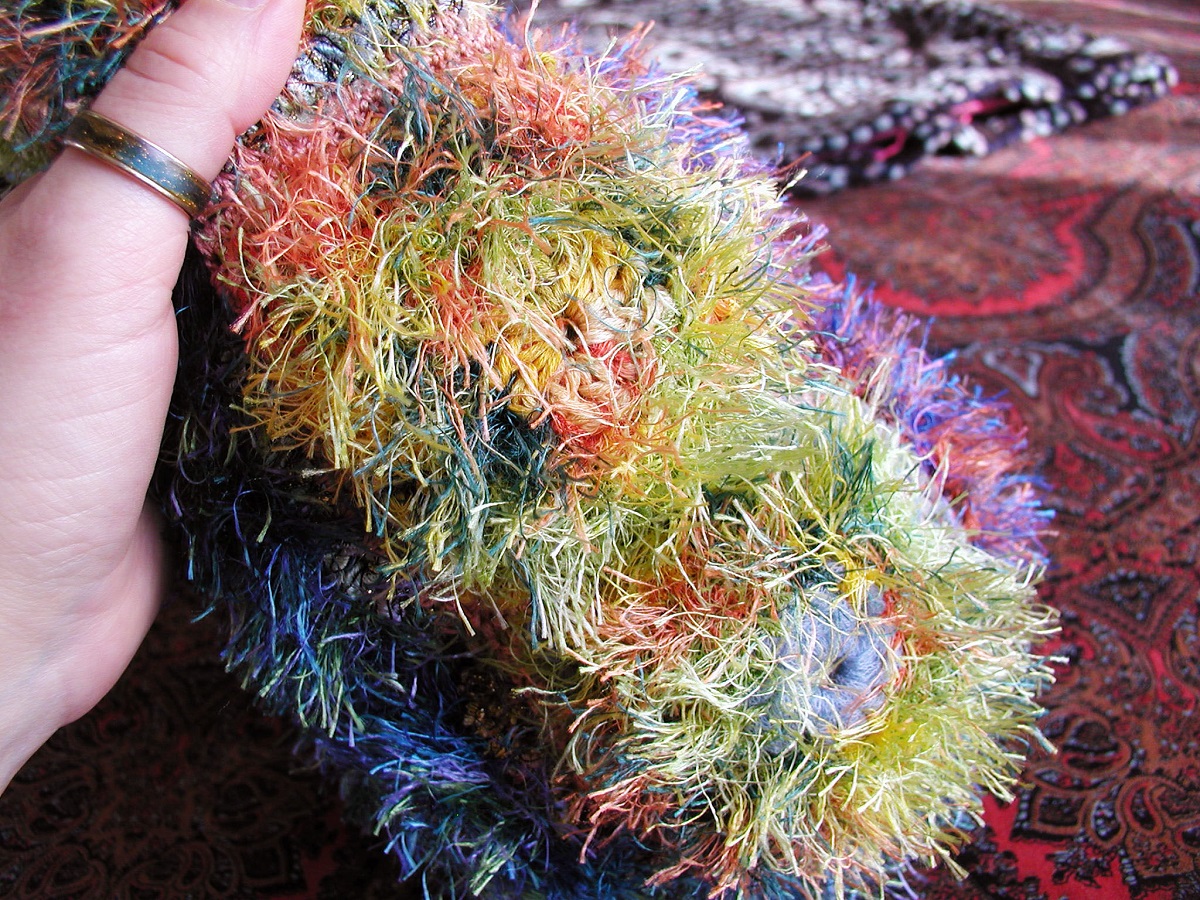 Brigitte Faux-Fur Mini Bag - Mini borsa faux-fur “Brigitte”