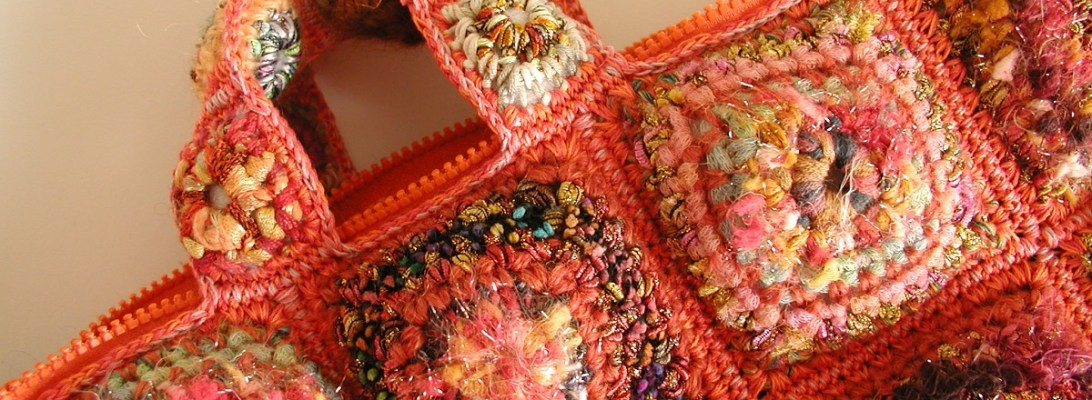 Soft Briefcase Multicolor in Orange - Borsa cartella morbida arancione multicolor