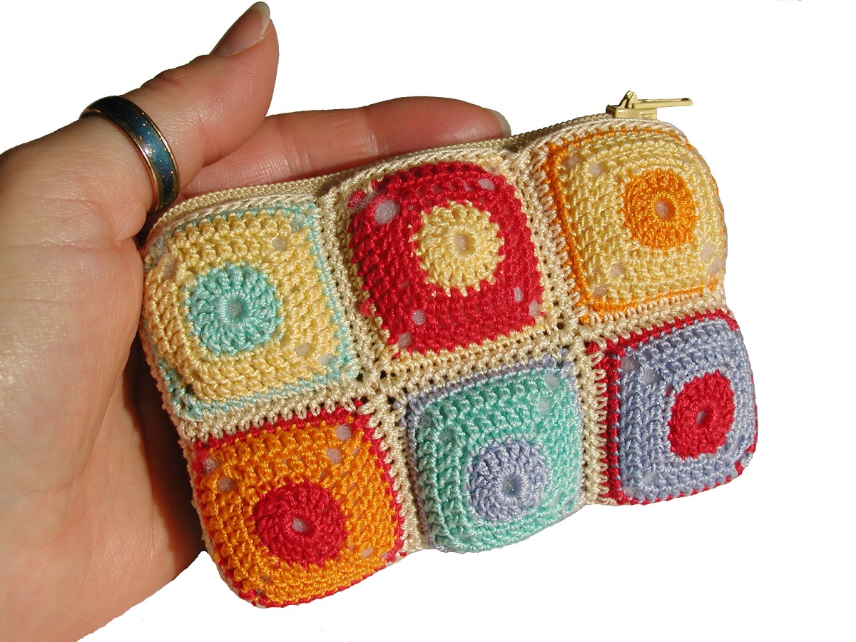 Multicolor Coin Purse - Borsellino multicolor