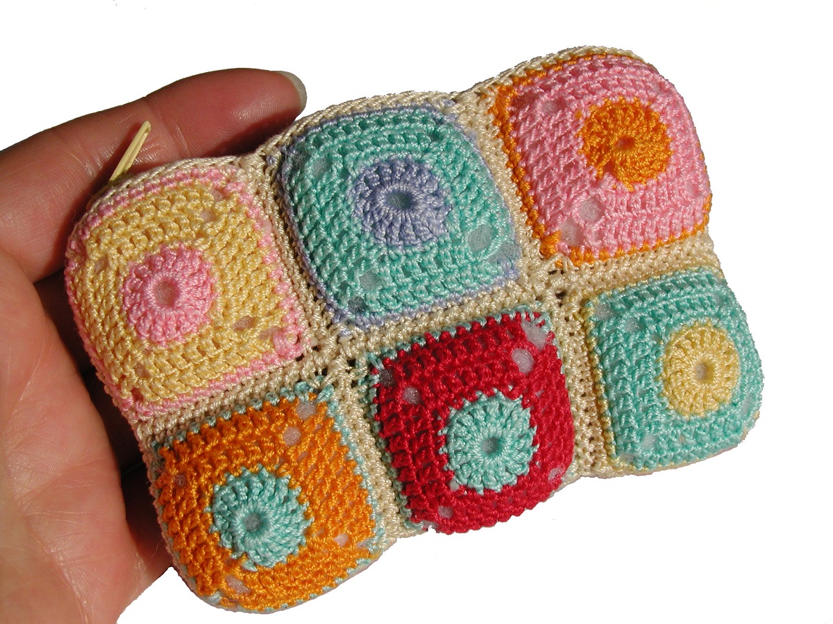 Multicolor Coin Purse - Borsellino multicolor