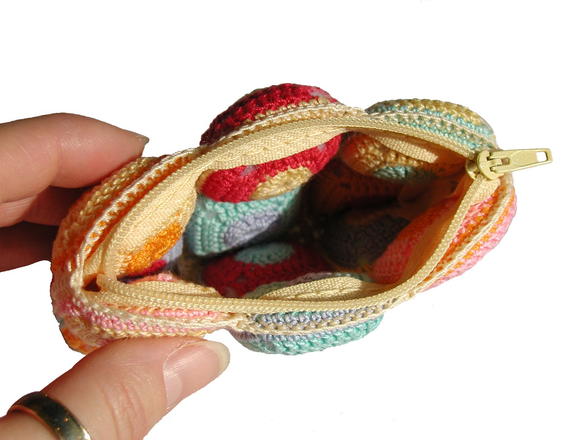 Multicolor Coin Purse - Borsellino multicolor