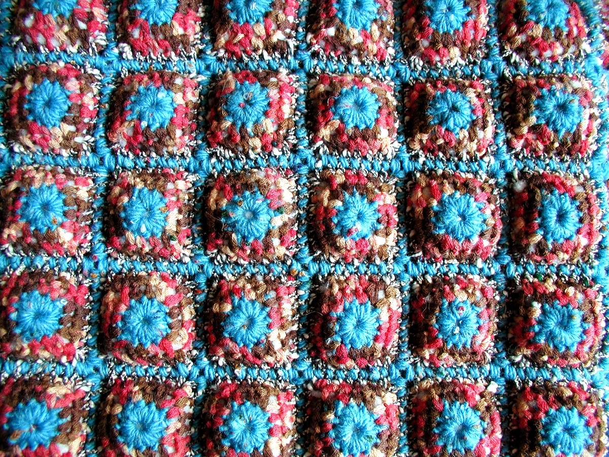 Yvonne Messenger Bag Red, Turquoise and Chocolate - Borsa messenger “Yvonne” turchese, rosso e cioccolato