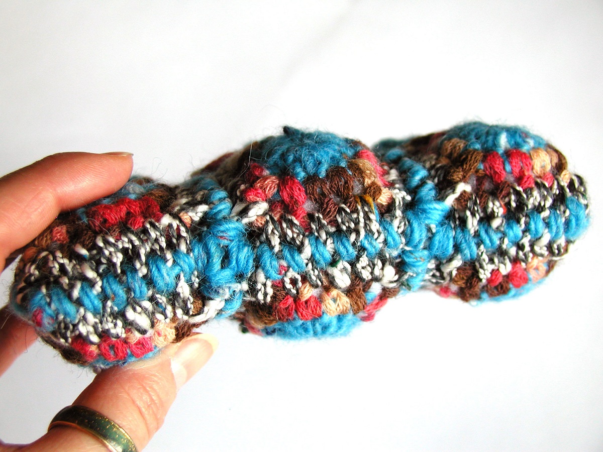 Coin Purse Turquoise, Red and Chocolate - Borsellino multicolor turchese, rosso e cioccolato