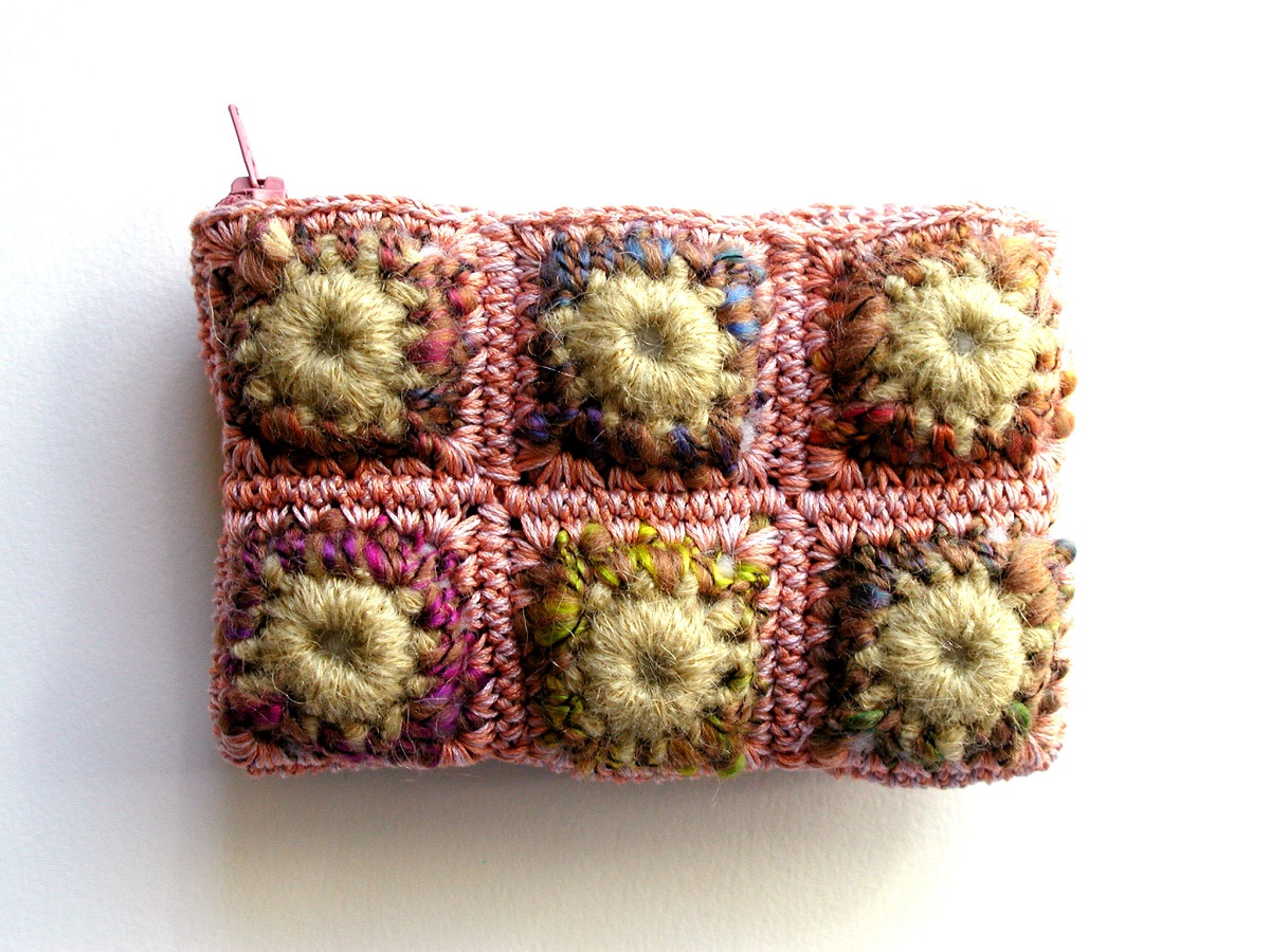 Coin Purse in Earthy Colors - Borsellino nei colori della Terra