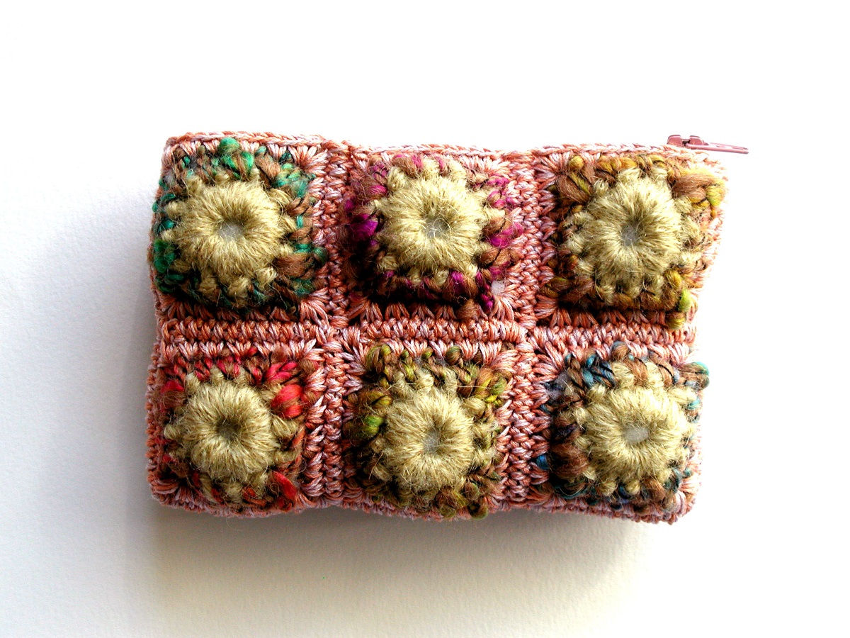 Coin Purse in Earthy Colors - Borsellino nei colori della Terra