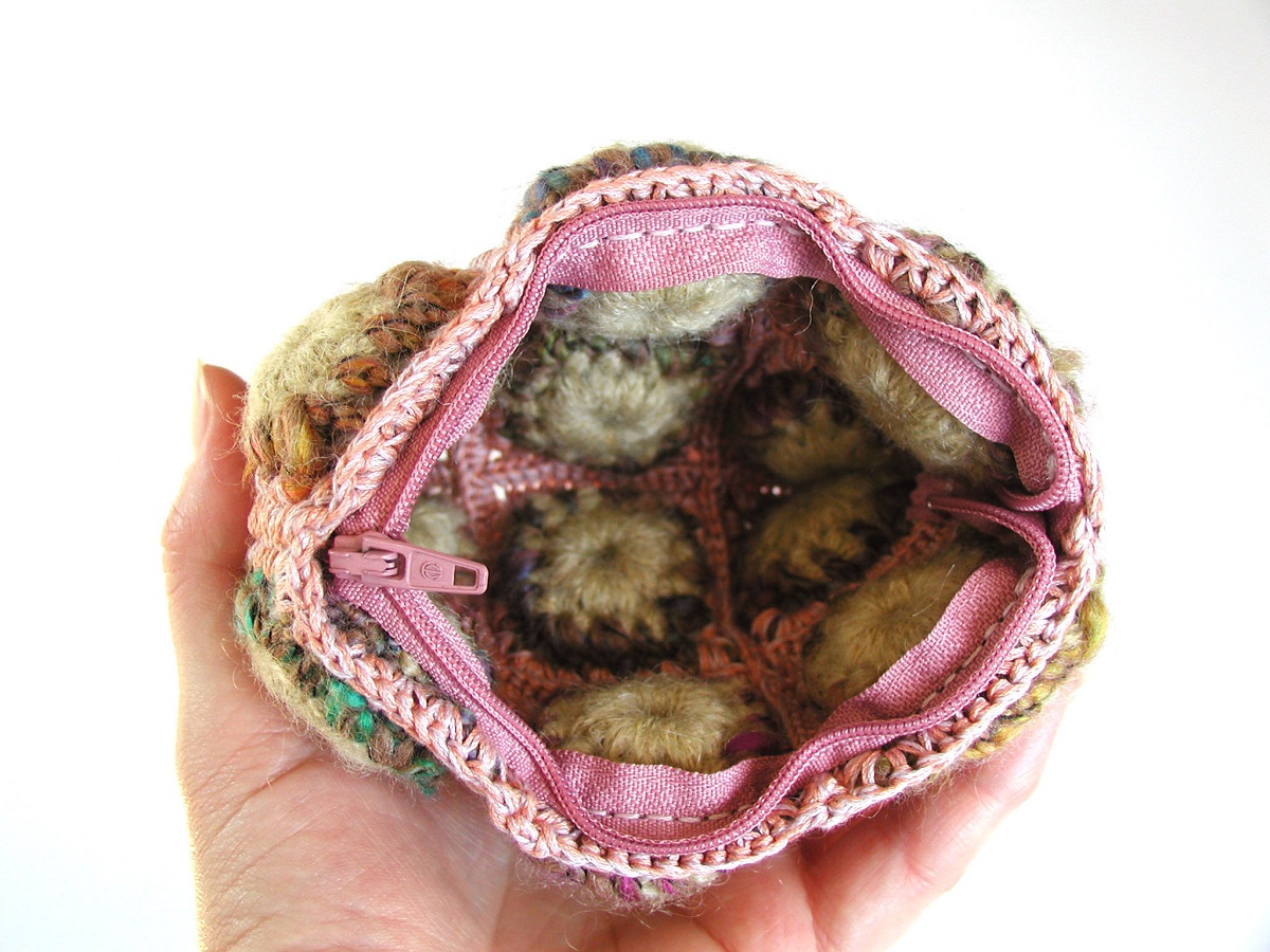 Coin Purse in Earthy Colors - Borsellino nei colori della Terra