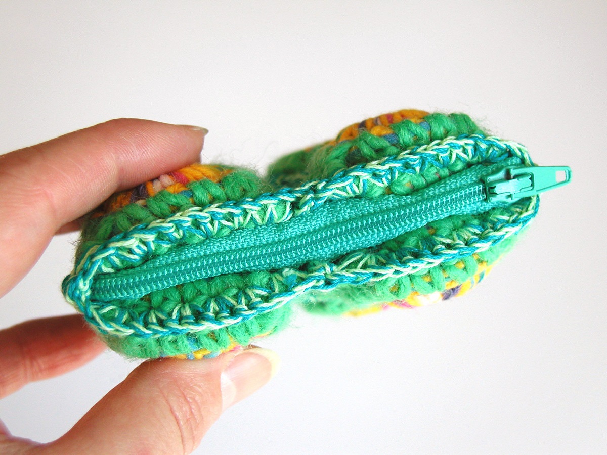 Coin Pouch Neon Yellow and Green - Portamonete fluo verde e giallo