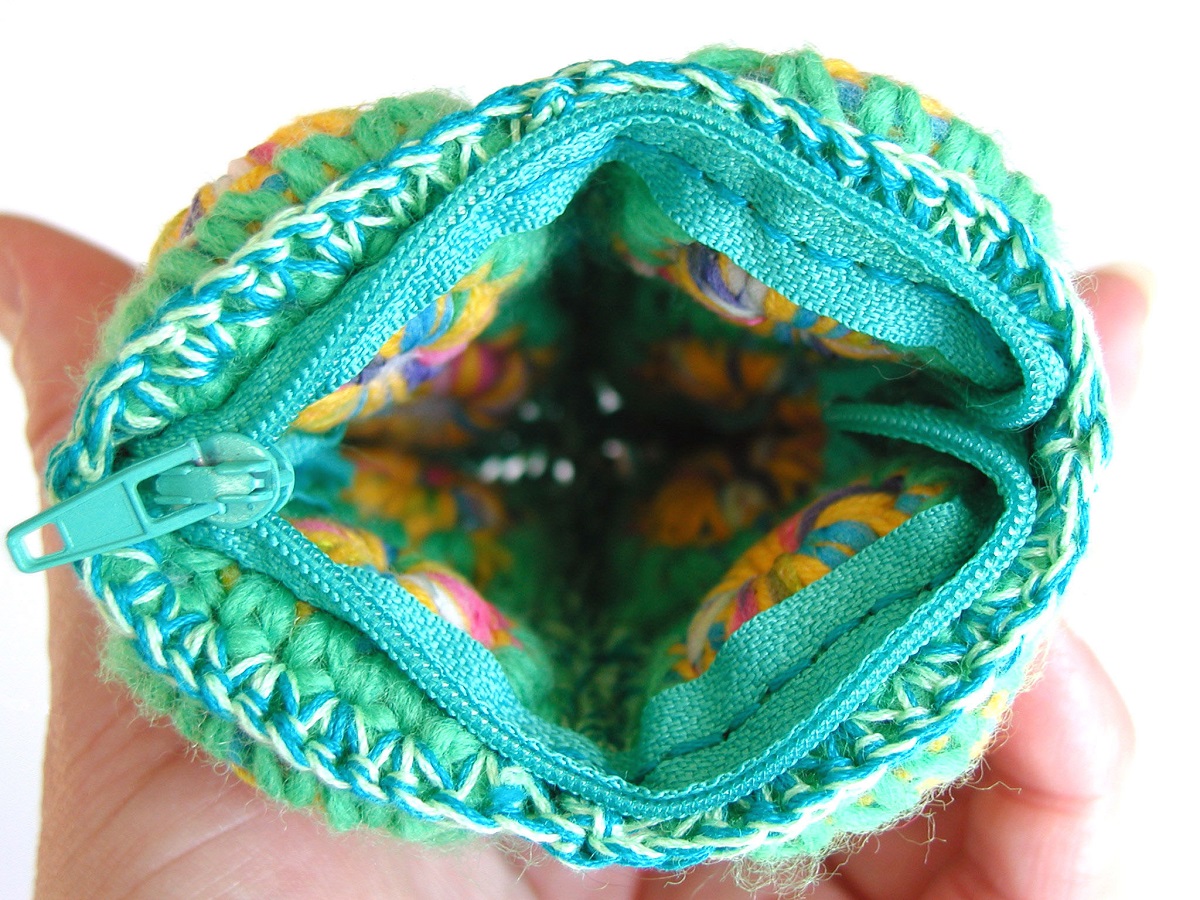 Coin Pouch Neon Yellow and Green - Portamonete fluo verde e giallo