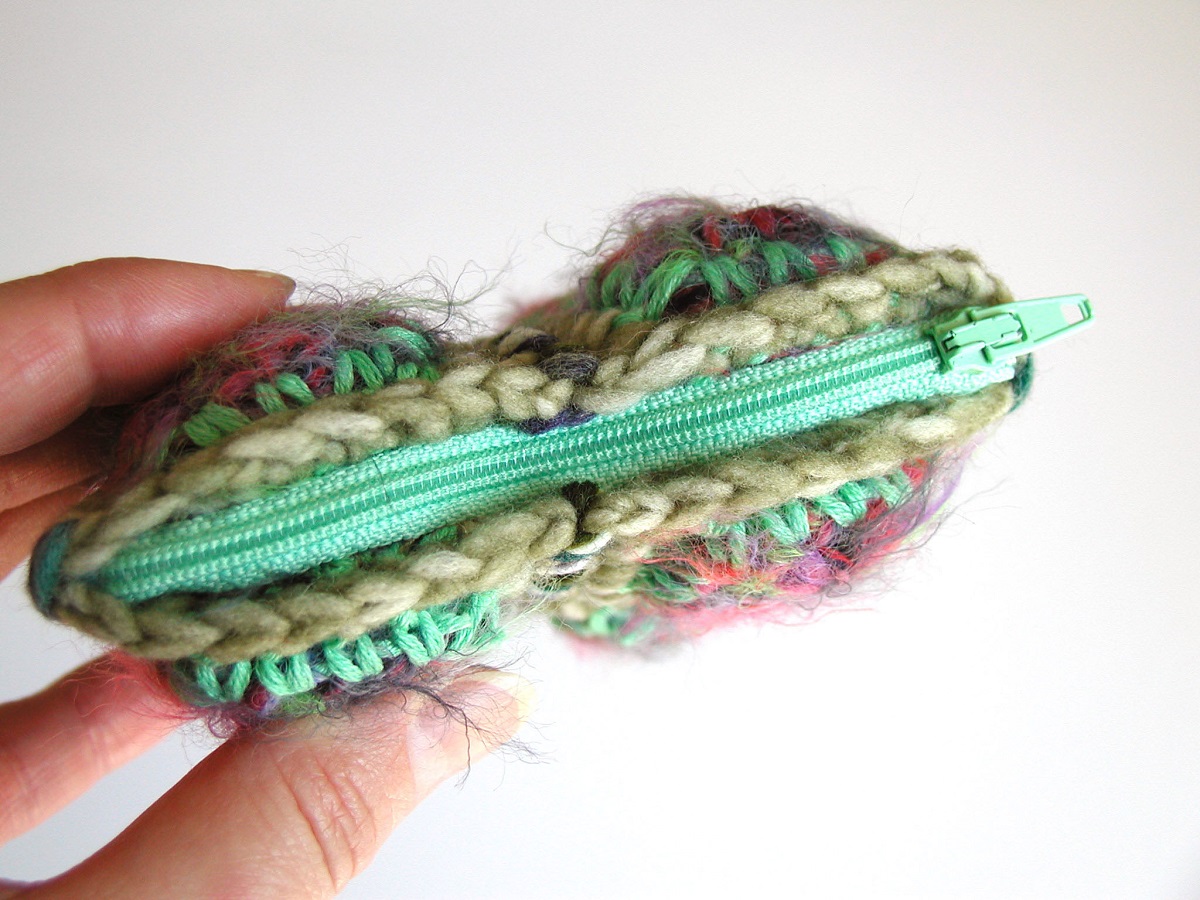 Coin Pouch, Multicolor in Green - Portamonete multicolor in verde