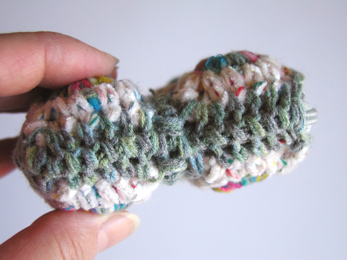 Multicolor Coin Pouch in White and Green - Portamonete multicolor in bianco e verde