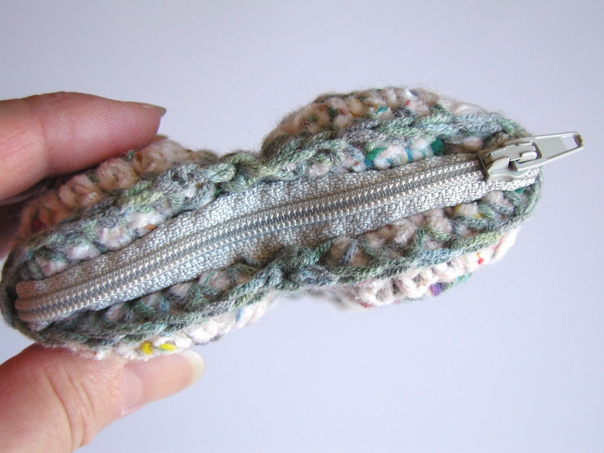 Multicolor Coin Pouch in White and Green - Portamonete multicolor in bianco e verde