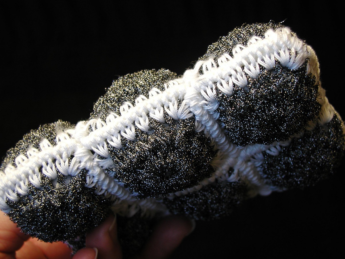 Coin Purse in Silver and B/W - Borsellino argento e B/N