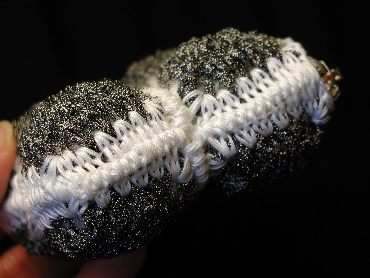 Coin pouch in Silver and B/W - Portamonete argento e B/N