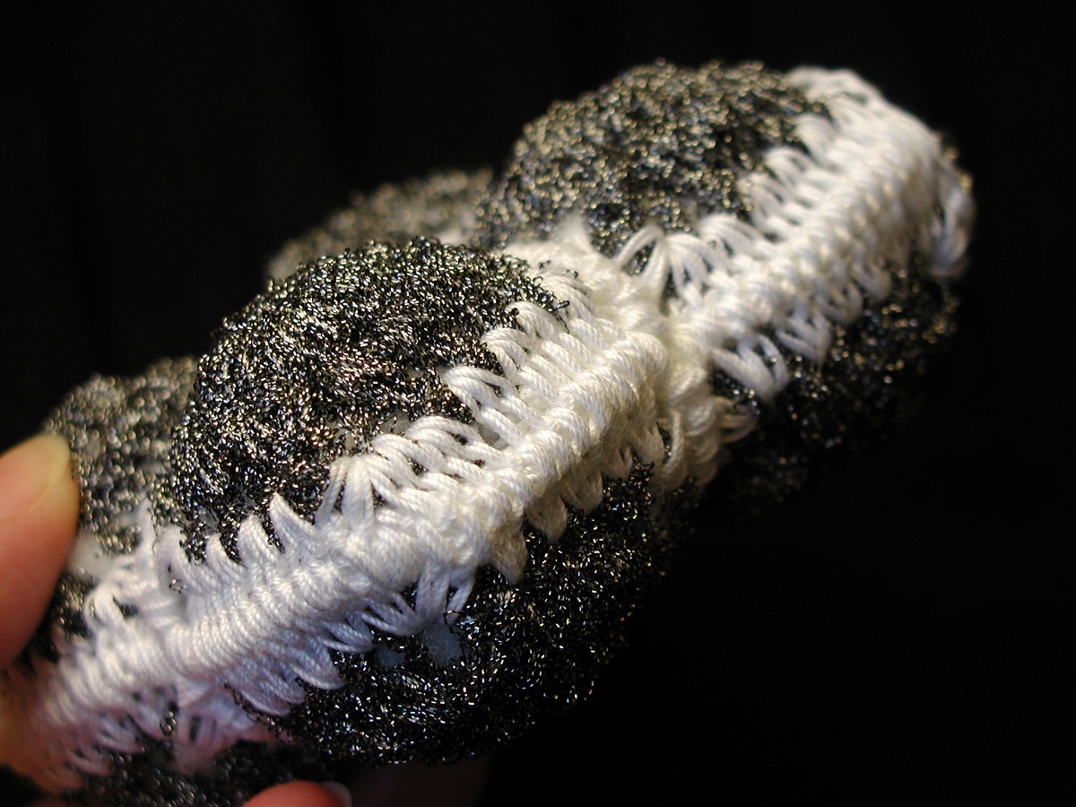 Coin pouch in Silver and B/W - Portamonete argento e B/N