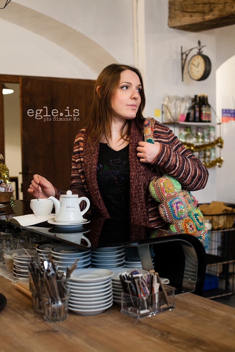 Annette Tote Bag, Multicolor in Green - Tote bag “Annette” multicolor in verde