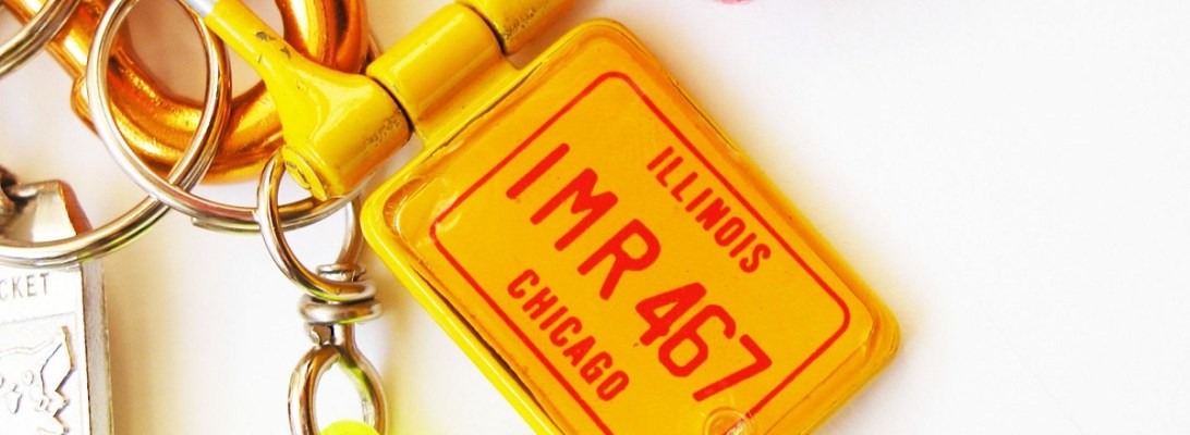 Chicago, Illinois Whimsy Keychain – Chicago, Illinois portachiavi fantasia