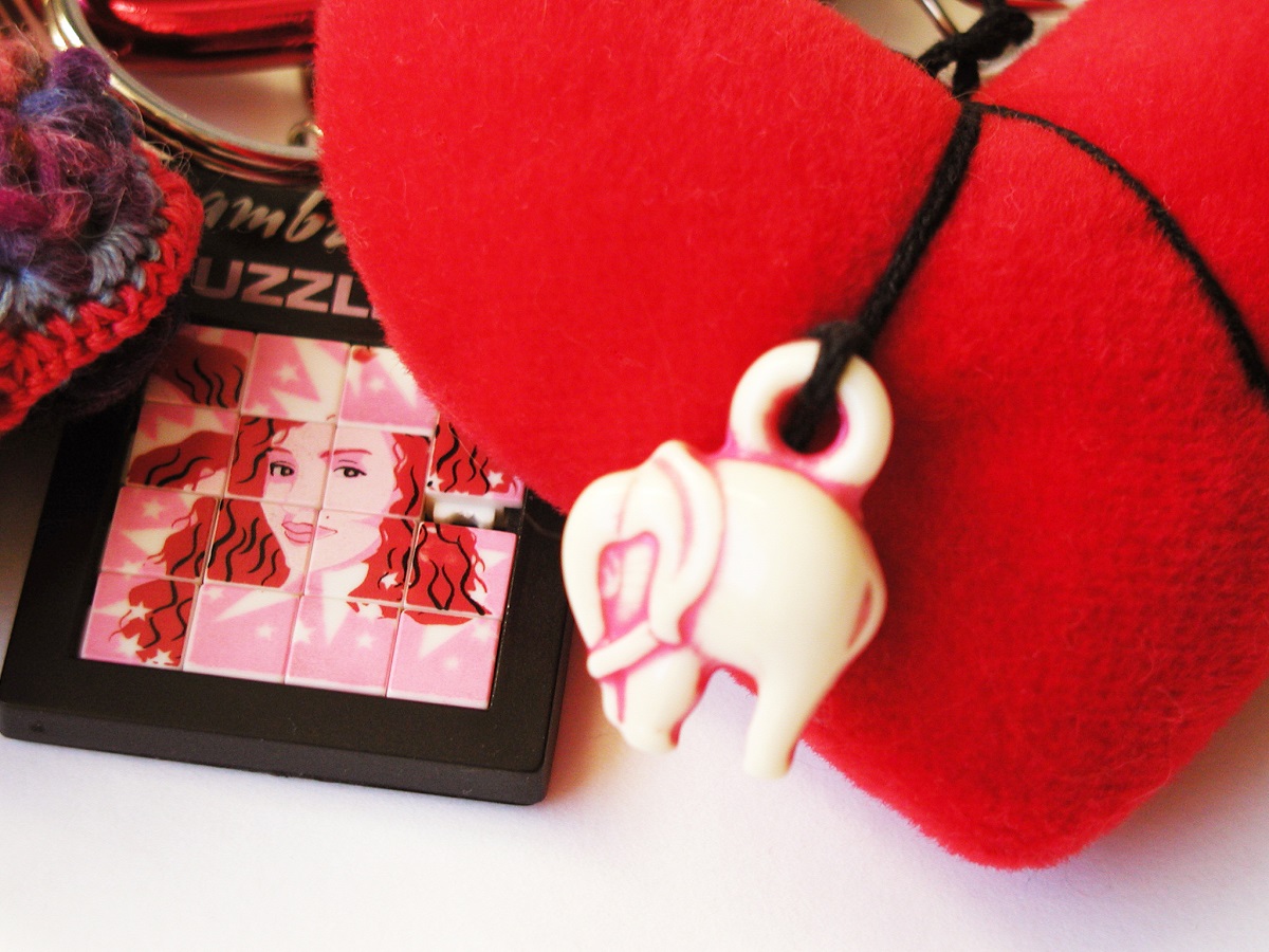 Red Heart Fancy Keychain - Cuore Rosso portachiavi fantasia