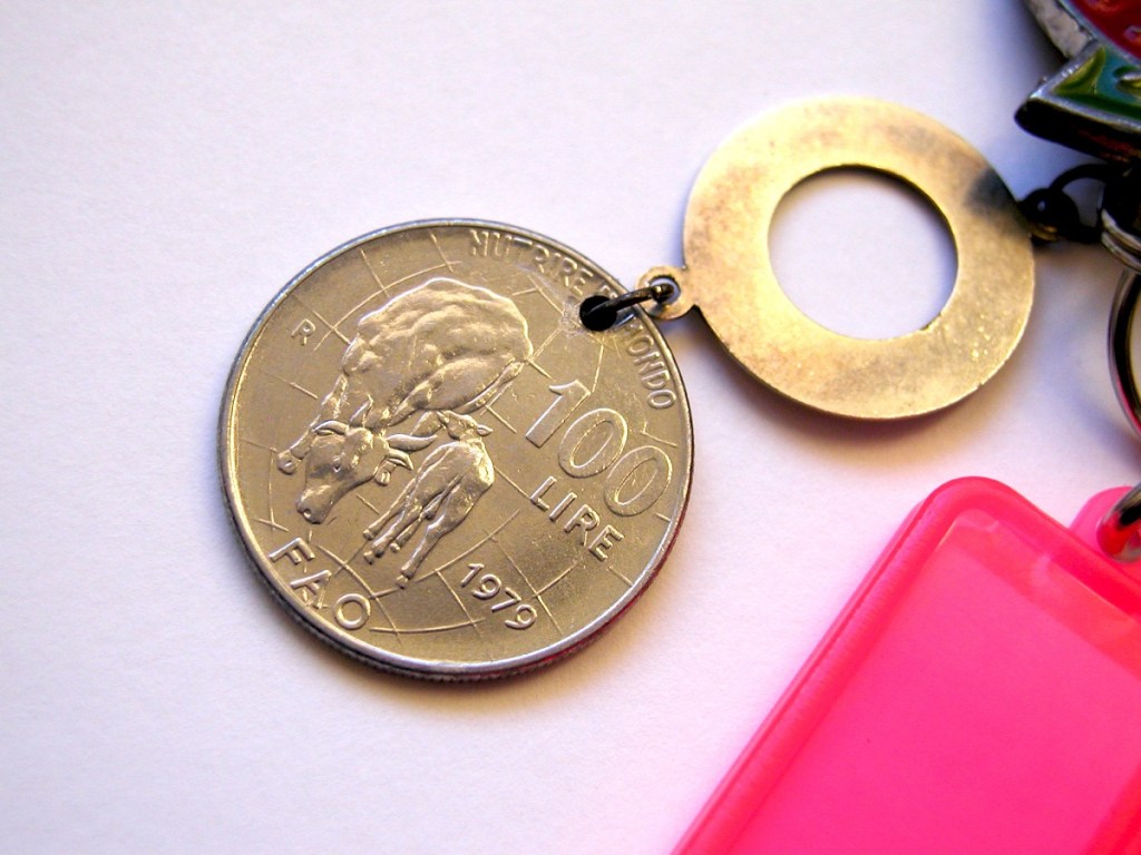 100 Lire Whimsical Keychain - 100 Lire portachiavi fantasia
