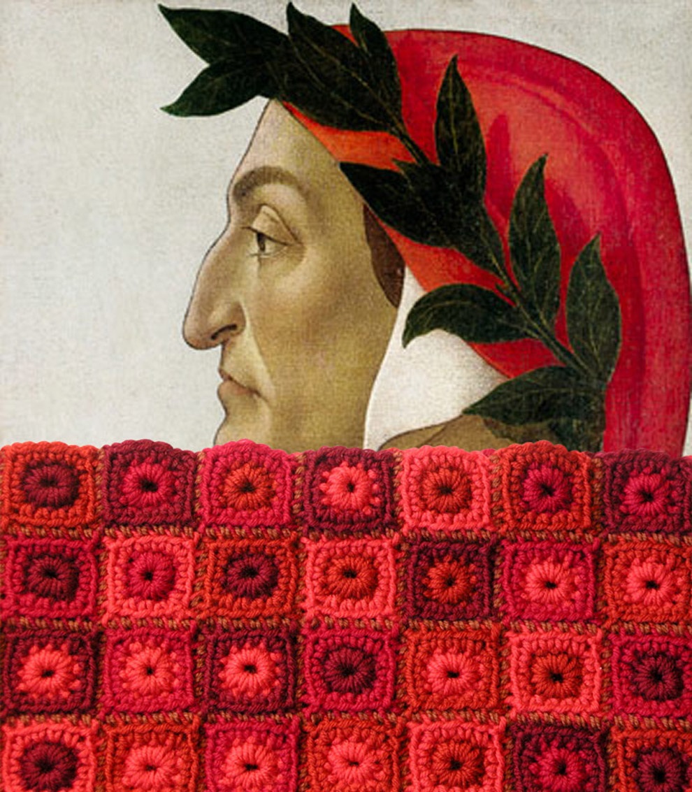 Dante Alighieri Unisex Neckwarmer - Dante Alighieri Scaldacollo Unisex