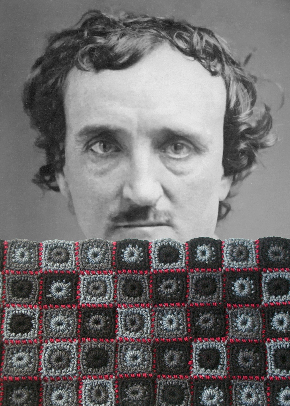 Edgar Allan Poe Unisex Neckwarmer - Edgar Allan Poe scaldacollo unisex