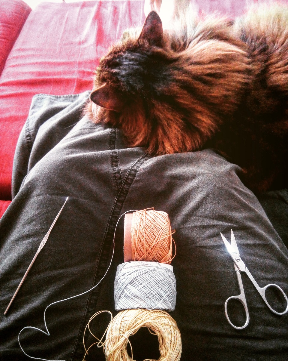 Penelope Fiber Art Tote Bag - Borsa tote fiber art "Penelope”