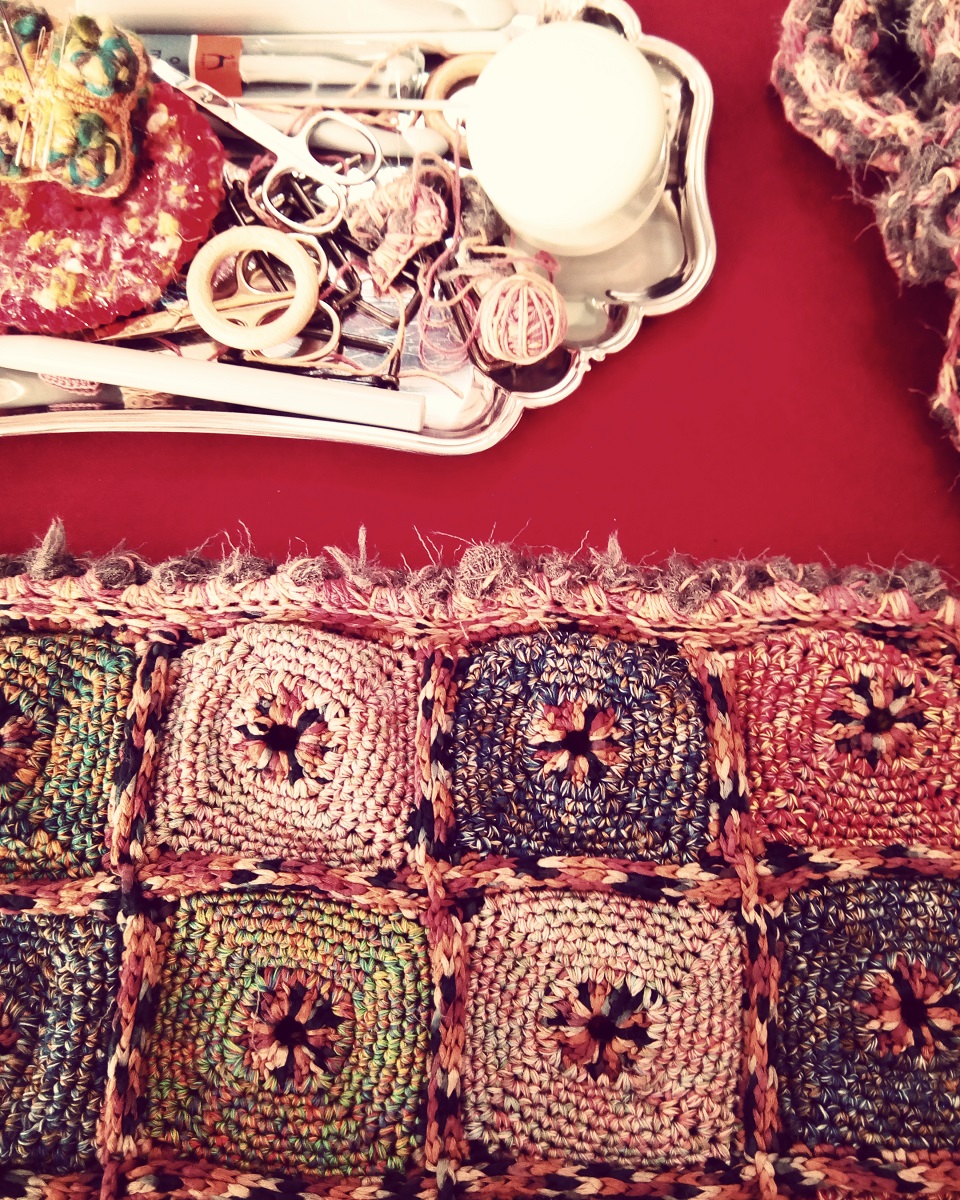 Marcia Fiber Art Crossbody Bag – Borsa a tracolla fiber art “Marzia”