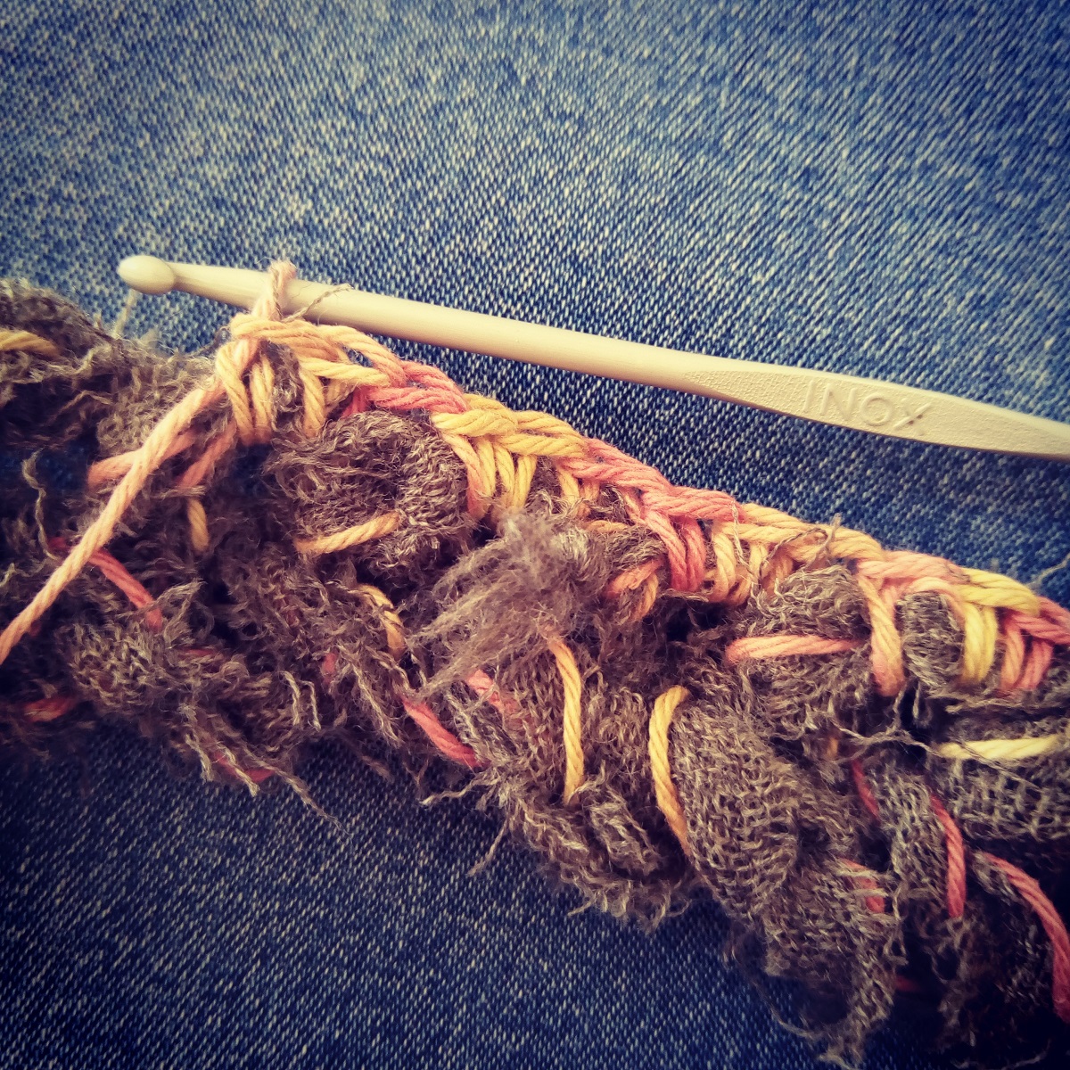 Marcia Fiber Art Crossbody Bag – Borsa a tracolla fiber art “Marzia”