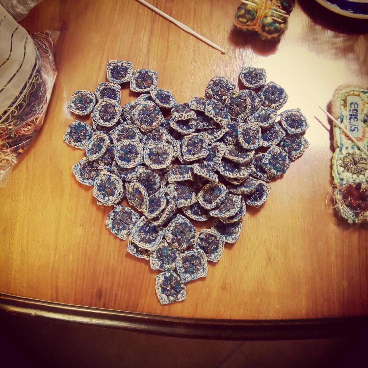 Clotilda Fiber Art Tote Bag - Borsa tote fiber art “Clotilde”