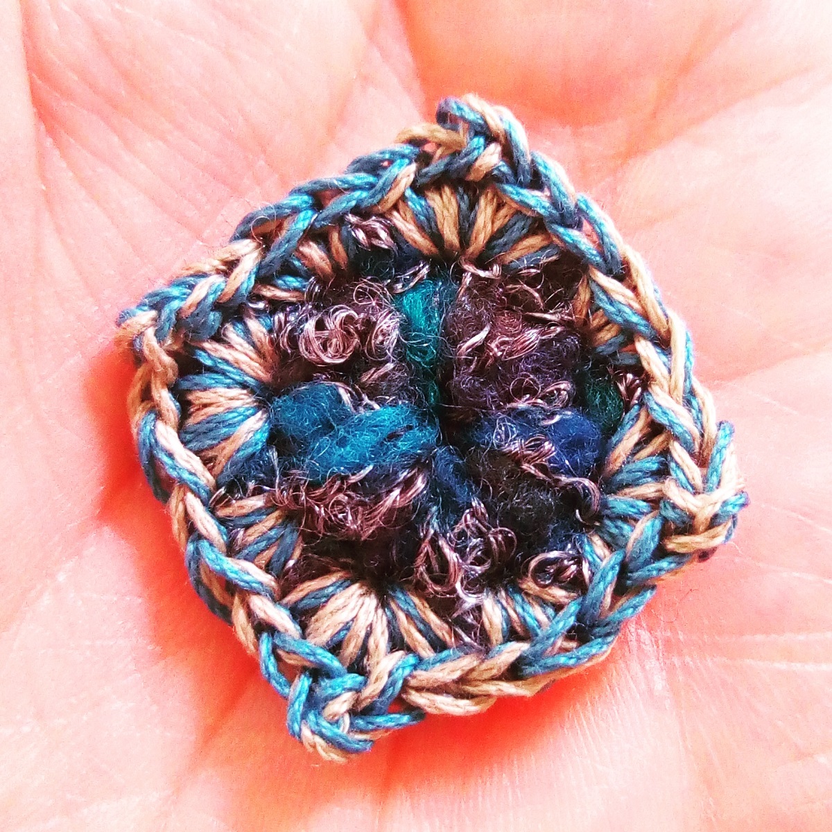 Clotilda Fiber Art Tote Bag - Borsa tote fiber art “Clotilde”